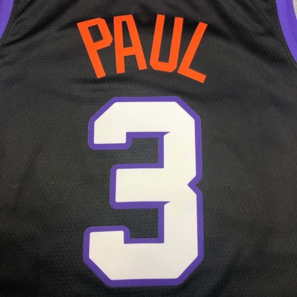 Men's Phoenix Suns Chris Paul #3 Black 2021 Swingman Jersey - City Edition-Pro Kit Vault | Brand New 26/27 Sports Jerseys